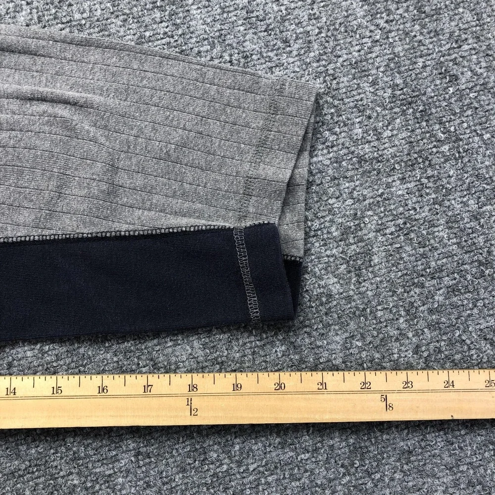 Tommy Hilfiger Sweater Mens 2XL Gray V Neck Knit Pullover Long Sleeve Casual